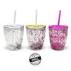 VASO BAJO GLITTER MAKE HAPPEN