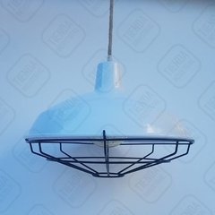 Lampara Galponera Campana Reja Blanca Ø25 Tienda Industrial en internet