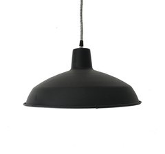 Lampara Galponera Campana Negra Ø40 Tienda Industrial