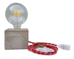 Velador Cemento Rústico - SIN LAMPARA en internet