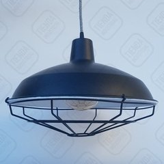 Lampara Galponera Campana Reja Negra Ø40 Tienda Industrial - comprar online
