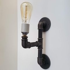 Aplique Pared Caño Plommer Iron Pipe Vintage - comprar online