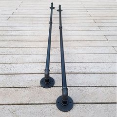 Barral Caño Hierro 1 Metro Plommer 3/4" Vintage Reforzado en internet