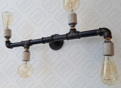 Aplique Techo Caño Plommer x 4 Vintage Pipe - S/ LAMPARAS en internet