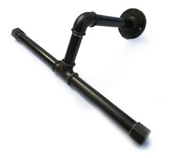 Perchero Pared Caño Vintage 3/4 Pulgada 1m Tienda Industrial