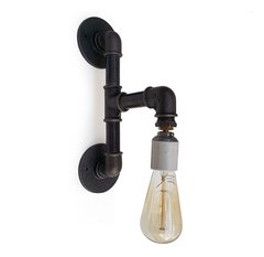Aplique Pared Caño Plommer Iron Pipe Vintage