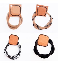 Lámpara 4 Colgantes Guayubira Cable Textil Mod. TERESA - SIN LAMPARAS - tienda online