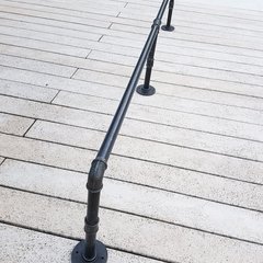 Perchero Plommer Pared 1 mts x 3/4" Pulgadas Vestidor Reforzado 3 Soportes - Apto para uso con percha en internet