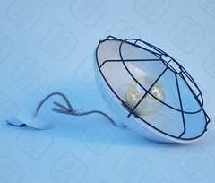 Lampara Galponera Campana Reja Blanca Ø25 Tienda Industrial - comprar online