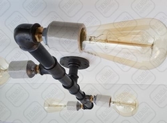 Aplique Techo Caño Plommer x 4 Vintage Pipe - S/ LAMPARAS - comprar online