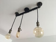 Barral Lampara Techo 3 Luces X 0.75 Metros Vintage - comprar online