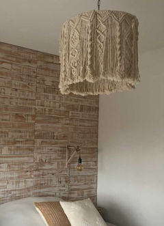 Aplique Ménsula de Madera Con Cable Textil - Sin Lámpara - tienda online