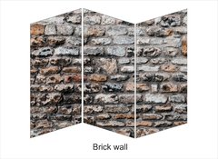 Biombo Separador De Ambientes Mod Brick Wall