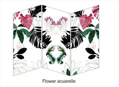 Biombo Mod Flower Acuarelle