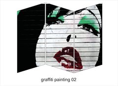 Biombo Separador De Ambientes Mod Graffiti
