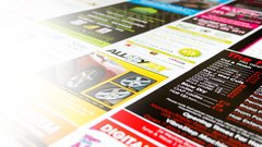 100 Folletos full color simple faz A6
