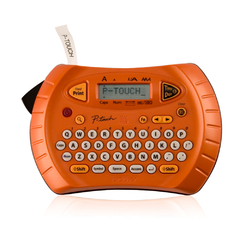 Rotulador eletrônico laranja Brother modelo PT 70