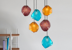 Luminaria Colgante de cristal E27 de diseño 180.2 - tienda online