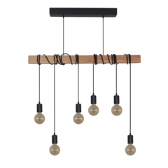 Colgante vintage 6 luces-CLX