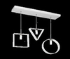 Colgante 3 luces Geometry-FLZ