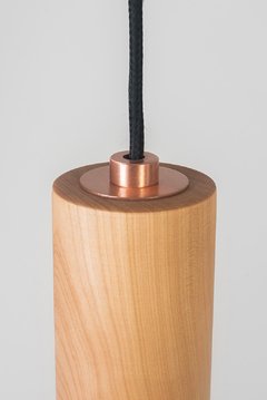 Colgante de 1 luz Gu10 Dicro LED cuerpo de madera diseño minimalista inc. lampara MFN.32 en internet