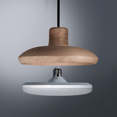 Colgante de diseño cuerpo de madera lampara E27 LED incluida PFI.12 - comprar online