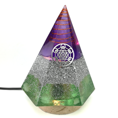 Lámpara de Orgón Hexagonal - Tienda Holística Khewra