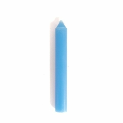 Vela corta lisa Celeste