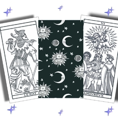 Tarot Black and White (Pintable)