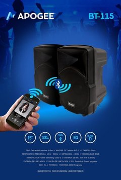Apogee Bt 115 Bafle Activo Bluetooth