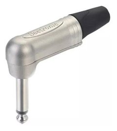 Seetronic Sp2rx Conector Plug Mono Metálico, Angular 90º
