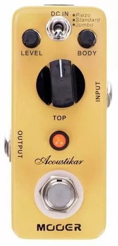 Mooer Acoustikar Pedal Simulador De Acustica
