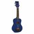 Kohala Kt-sbl Ukelele Soprano Tiki Ocean Blue
