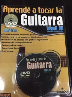 Aprende A Tocar Guitarra Vol2 Metodo De Aprendizaje Con Dvd - comprar online