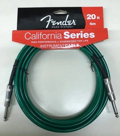 Fender California Series 099-0520-057 Cable Plug 6 Mts Verde