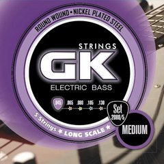 Gk 2080/5 Encordado Para Bajo Eléctrico 5 Cuerdas 045/130