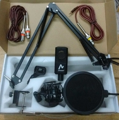 Apogee C-06 Kit Microfono Condenser + Soporte + Antipop + Cables - comprar online