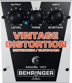 Behringer Vd1 Pedal Vintage Distortion Edenlp