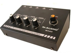 N-audio Mix400 Mini Mixer De Linea De 4 Canales + Master - comprar online