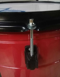Interdrums ID-S16 Surdo Metalico 16'' Pintado Color Rojo - comprar online