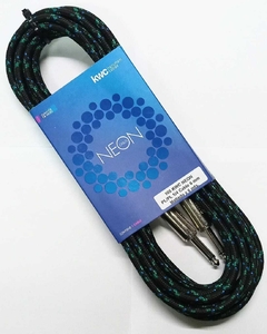 Kw 105 Neon Cable Plug - Plug 6 Metros Mallado Negro Verde A