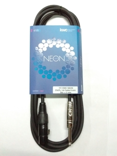 Kw Kwc 111 Neon Cable Canon Xlr / Plug 3 Metros