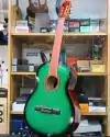 Radalj Guitarra Criolla 4/4 Color Verde + Funda Cubrepolvo