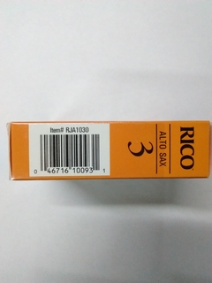 Rico Rja1030 N° 3 Caña Para Saxo Alto (unidad) - comprar online