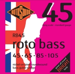 Rotosound Rb45 Roto Bass Nickel Encordado Para Bajo 045-105