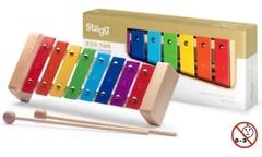 Stagg Metak8 Metalofon De 8 Notas De Colores Con Golpeador