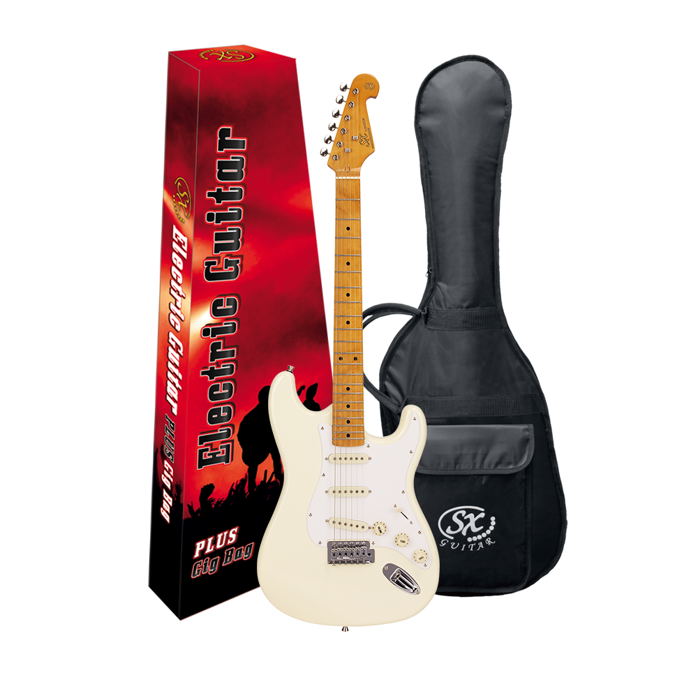 SX Vintage ST 57 Vintage White - Muziker