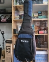 Tiver Funda Bajo Eléctrico Bolsillo Azul Acolchada Reforzada