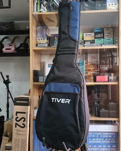 Tiver Funda Bajo Eléctrico Bolsillo Azul Acolchada Reforzada