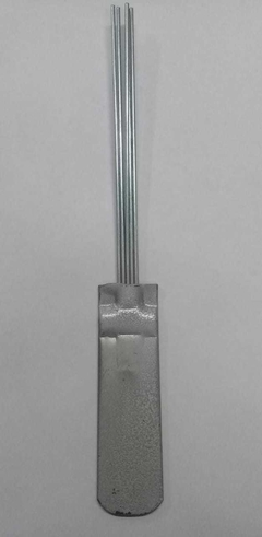 Vaso Guira Raspador Reforzado Metalico 5 Dientes Para Guiro